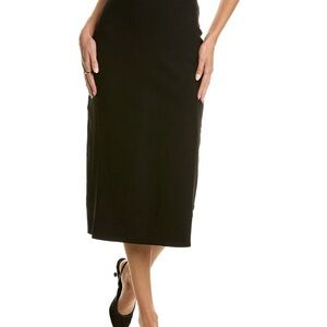 NWT Gracia  black stretch pencil skirt size small